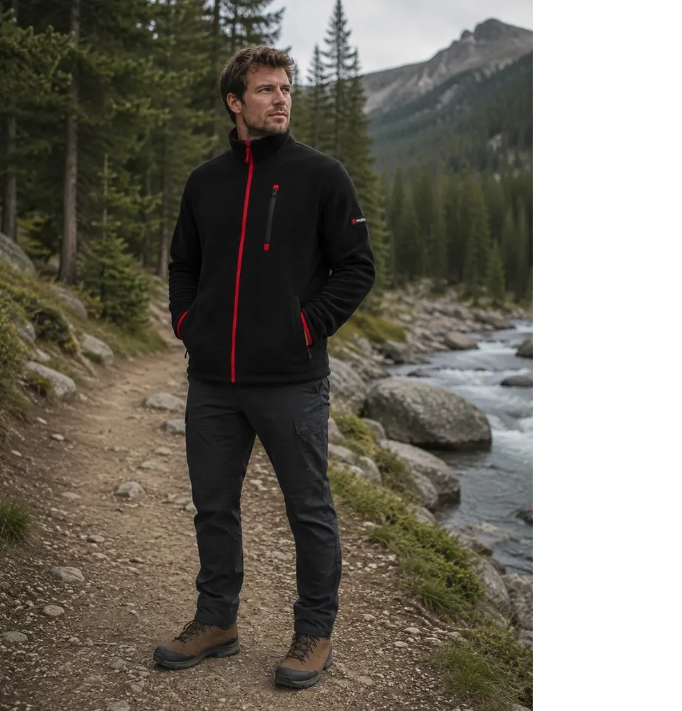CAMPERA MicroPolar Ranger Wurth Ngo.Rojo Talle L