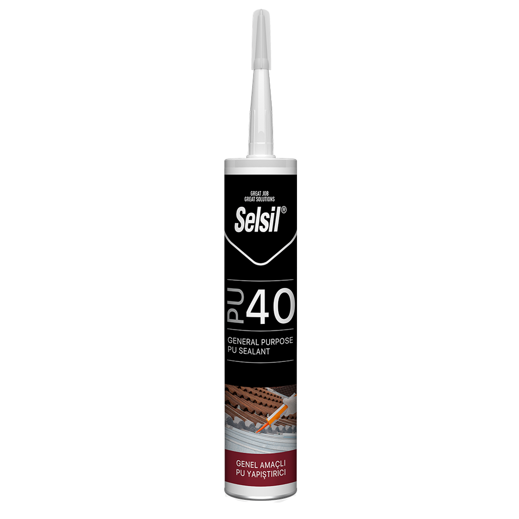 SELLADOR ADHESIVO CONSTRUCCION PU40 GRIS SELSIL