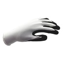 GUANTE LATEX BLANCO-NEGRO WURTH (T.9)