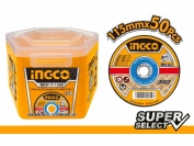 Set 50 Discos Corte Metal 115x1,2mm. INGCO