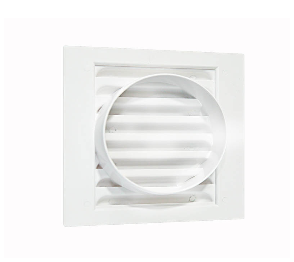 REJILLA VENTILACION PVC 14,5 X 14,5X C/ADAP.100