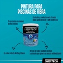 x4 Lt.PINTURA PISCINA FIBRA B/A CELESTE ARUBA