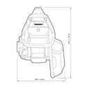 CARTUCHERA P/C.Metrica con lapiz y libreta TOUGHBUILT TB-CT-25X