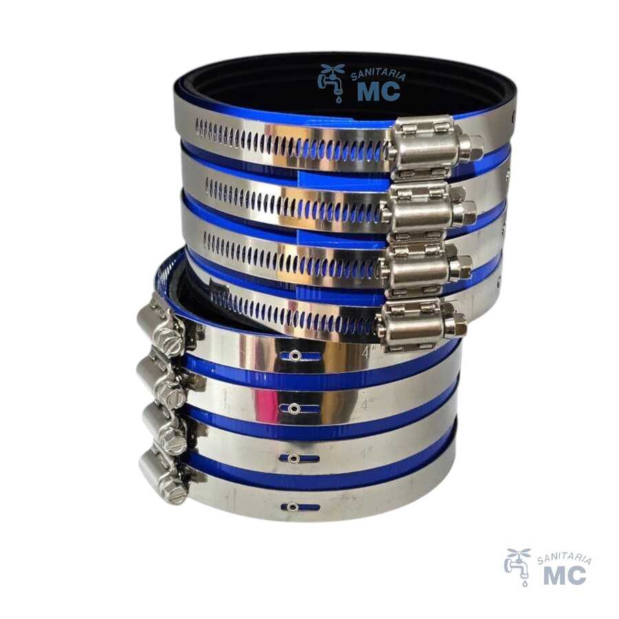 JUNTA ELASTOMERICA 160 C/ABRAZADERA