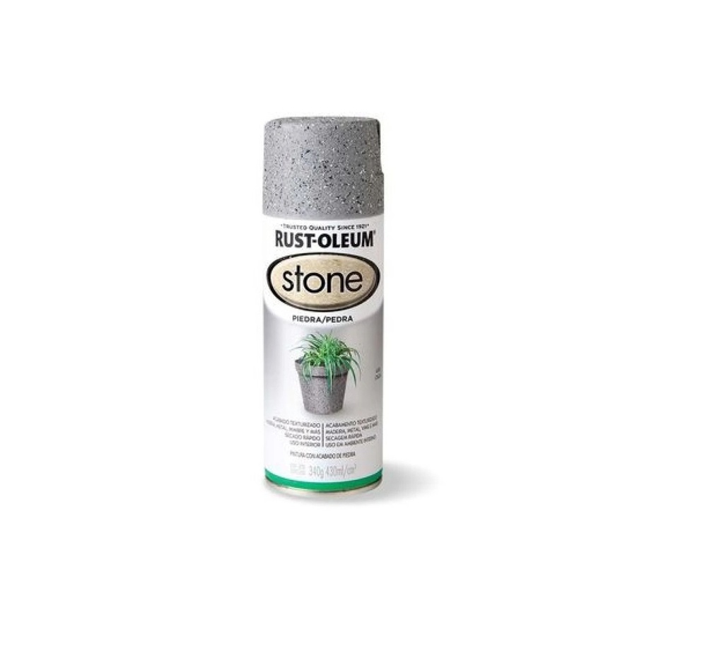 PINTURA EN AEROSOL RUST OLEUM PIEDRA GRIS 340g