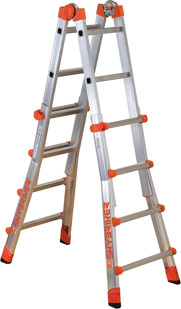 ESCALERA Peppina ALUMINIO 5+5 ESC.(2,45-4,82) ITALIANA