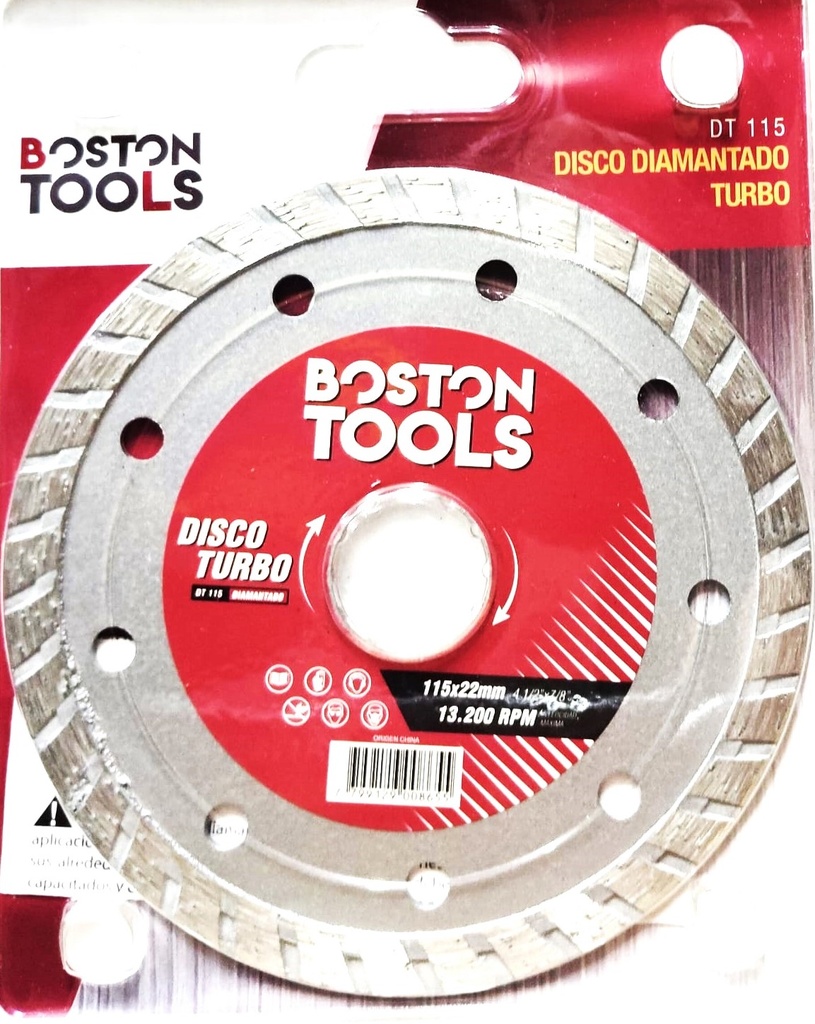 DISCO Diam.Turbo 115mm. BOSTON TOOLS DT115