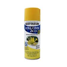 PINTURA EN AEROSOL RUST OLEUM 2X AMARILLO SOL BRILL.340g