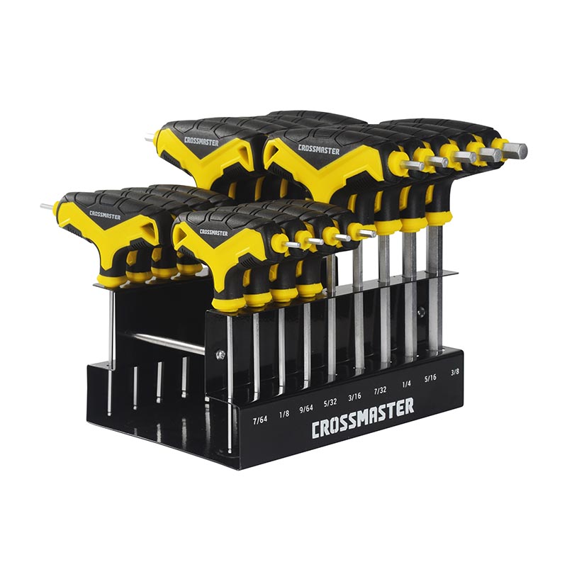 JGO. 18 Pz. ALLEN "T" CROSSMASTER (pulgadas y metrico)