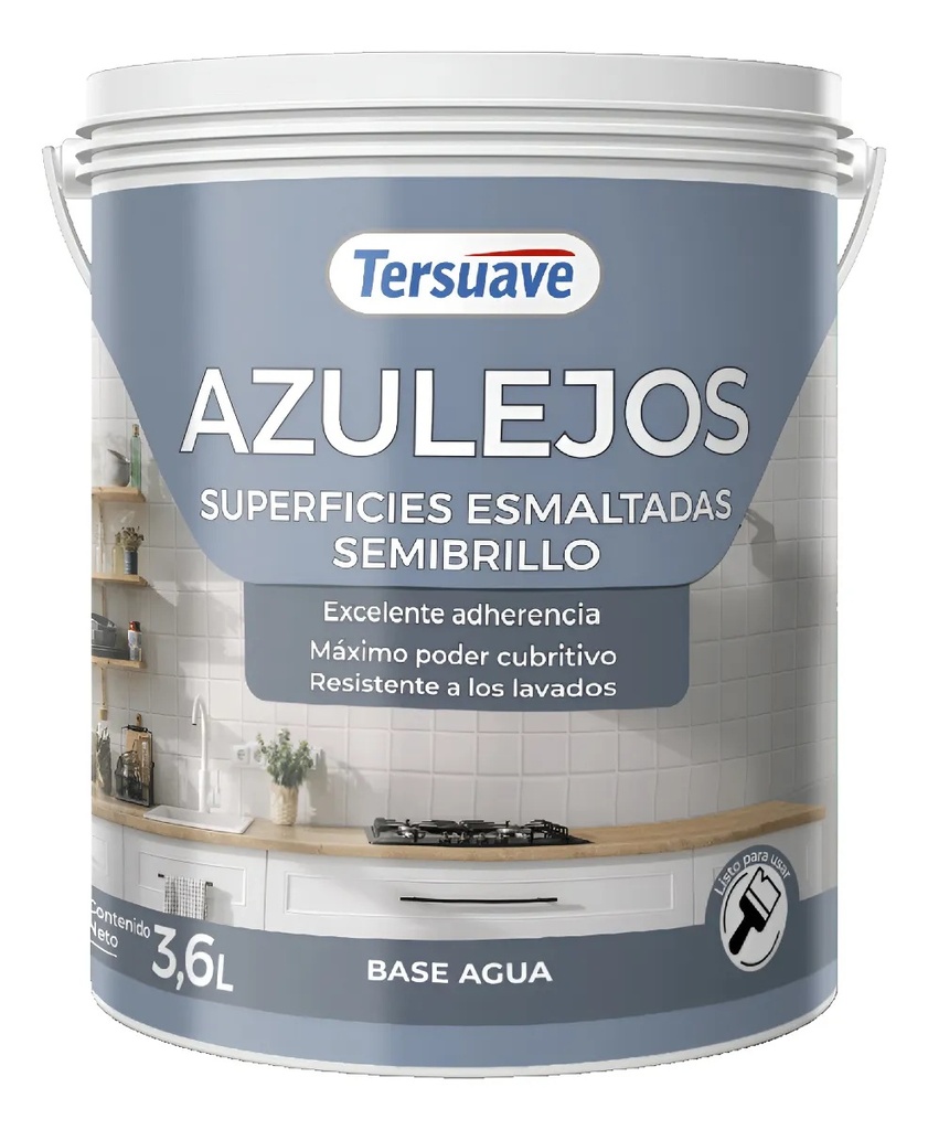 PINTURA AZULEJOS BLANCO 1 LT TERSUAVE