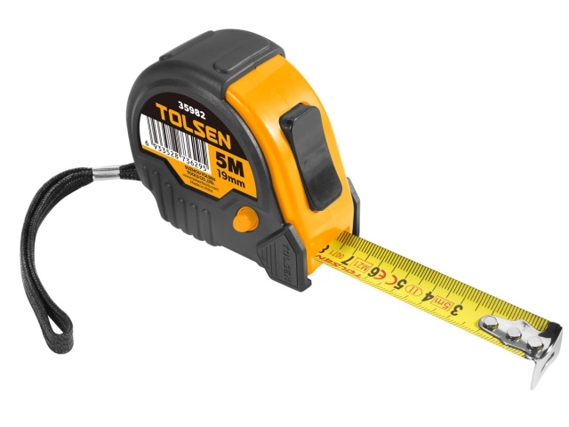 CINTA METRICA 5Mt. x19mm.TOLSEN 35982