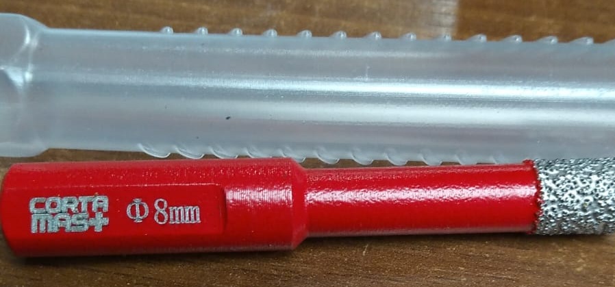 BROCA P/PORCELANATO  P/TALAD. 6mm. CORTA+