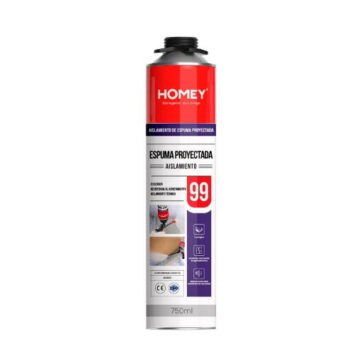 ESPUMA POLIURETANO Proyectable HOMEY  750 Ml.