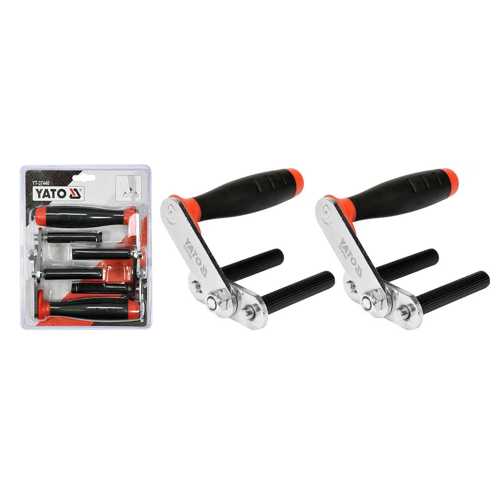 JUEGO 2 PZ. TRANSPORTADOR PLACAS YATO YT-37440
