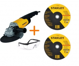 Amoladora 9" Stanley STGL2223 + 2 Discos