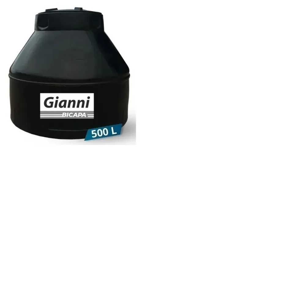 TANQUE GIANNI NEGRO 500 Lt. -BICAPA-