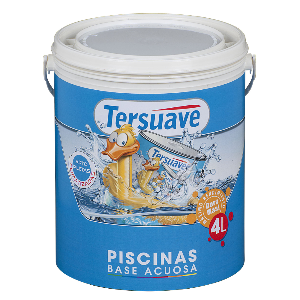 Pintura P/Piscinas 4 Lt. Azul TERSUAVE B.Agua