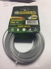 Rollo Tanza Desmalezadora 2,4mm. x 15 Mt. Forest & Garden N724/15