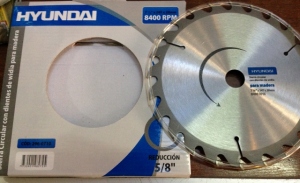 Disco Widia P/Madera 7.1/4" - 184mm. Hyundai 24 dientes