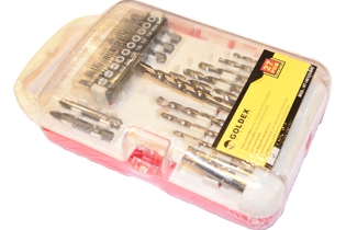 Kit Mechas y Bits Goldex 27 Pzs. HT-1401