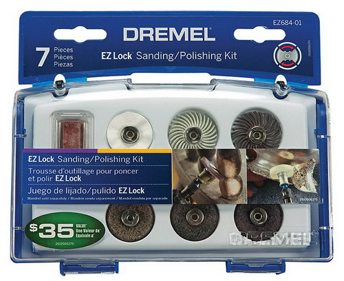 Kit Acces. EZ Lock Lijado y Pulido 7Pz. Dremel