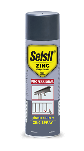 Spray Pintura Zinc Galvanizado Gris 400ml. SELSIL