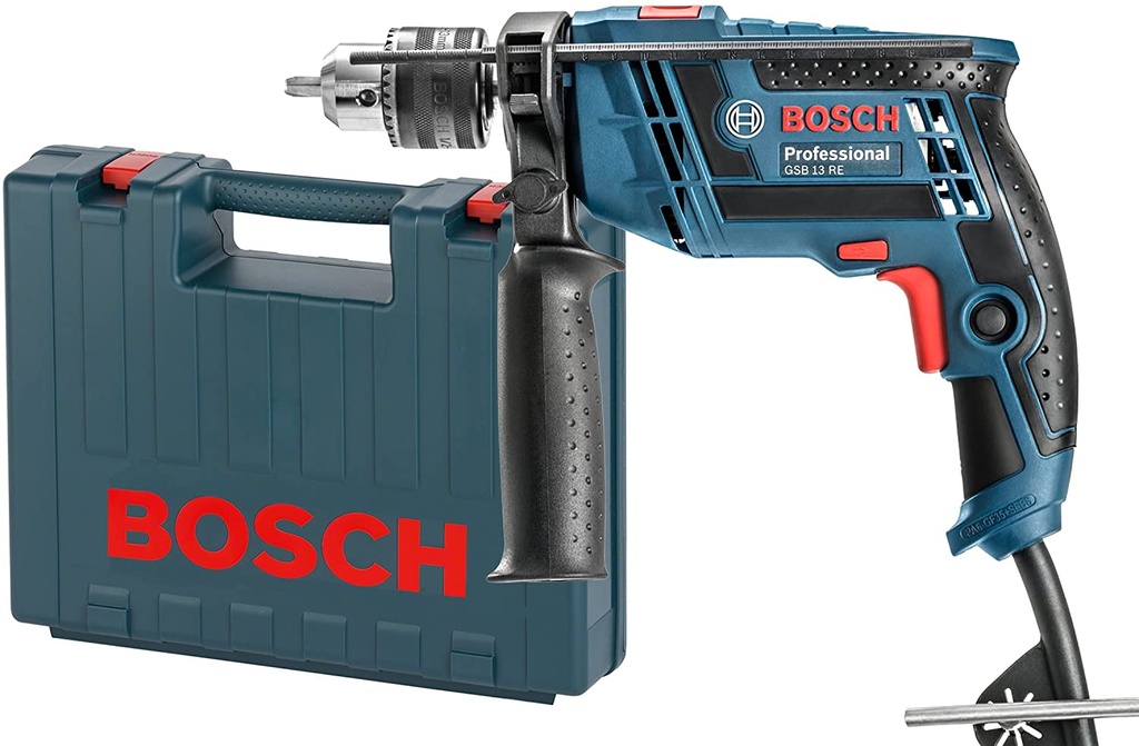 Taladro C/Percutor 1/2" 600w. Bosch GSB13RE