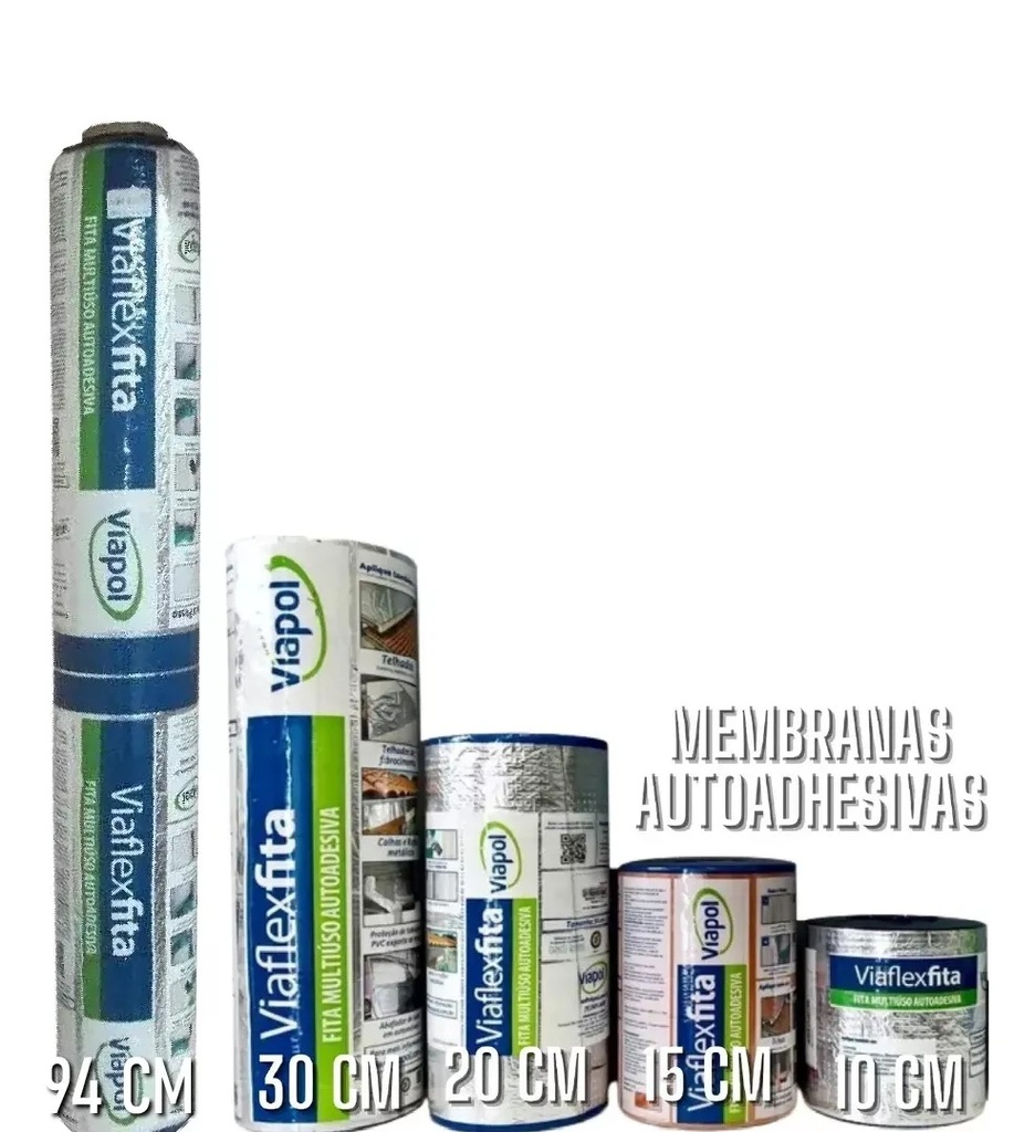 ROLLO MEMBR. AUTOADHESIVA 0,30x10Mt. VIAFLEX FITA