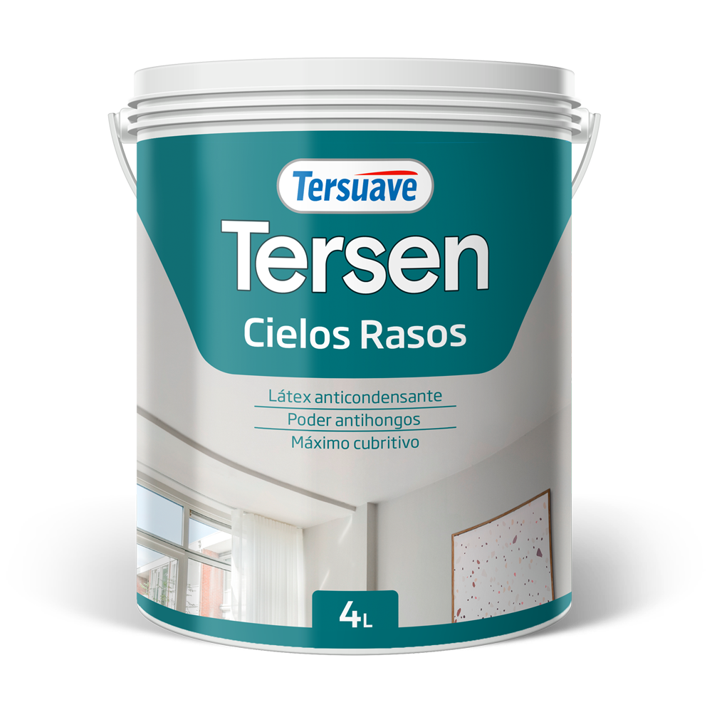 x 4 Lt.TERSUAVE CIELORASOS A/H PREMIUM BLANCO