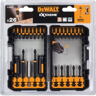 Set 26 Pcs. Puntas de Impacto Torsion Extreme  Dewalt DT70600T