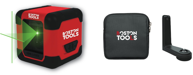  Nivel láser Verde NL30 + Trípode TR65 Boston Tools