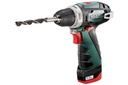 Taladro Atornillador Metabo 2 Bat. Litio PowerMaxx BS 10,8v.