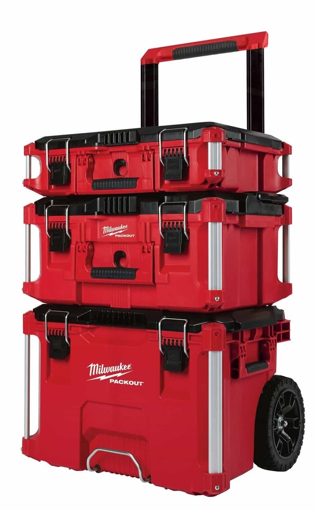 Carro C/Ruedas Milwaukee Packout Starter Kit 48-22-8400 3 Modulos