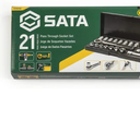 Jgo. Dados Pasante mm 21 Pz. Enc. 3/8" SATA ST009134