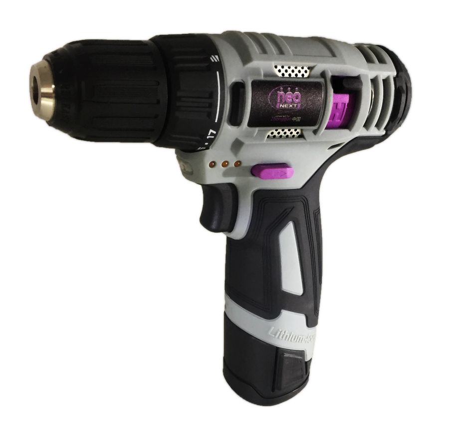 Taladro-Atornillador Litio 12V. 2 Baterías Neo Next TA1210/12K2